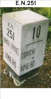 E.N. 251 - E.N.10 - Canha - Coruche (prox.)
 - Azervadinha - Couo - Mora - Pavia - Vimieiro